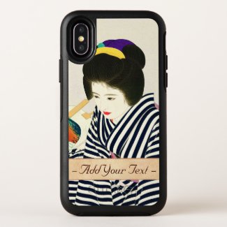 Shimura Tatsumi Five Figures of Modern Beauties OtterBox Symmetry iPhone X Case