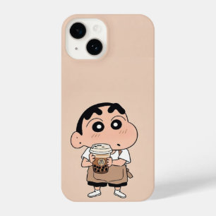 Shin-chan Barista Bubble Tea iPhone Case