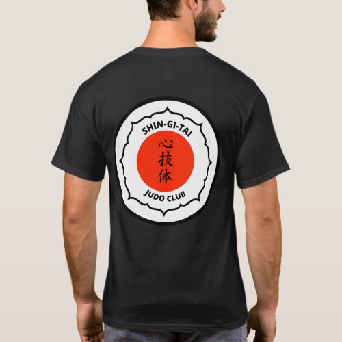 Shin_Gi_Tai Judo Club Mens Tshirt Black