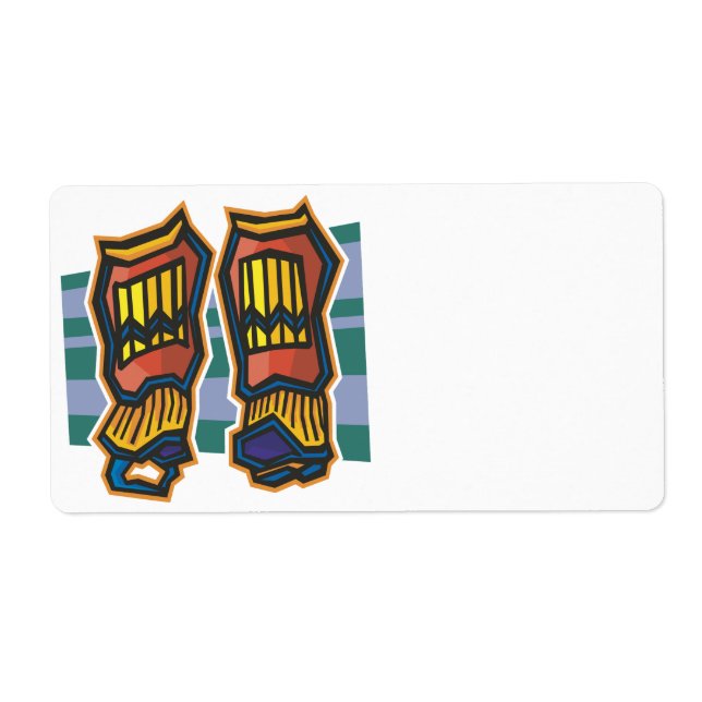 Shin Guards Label (Front)