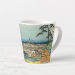 Shinagawa, Japan: Vintage Japanese Woodblock Art Latte Mug