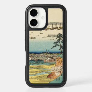Shinagawa, Japan: Vintage Ukiyo-e Woodblock Print iPhone 16 Case