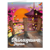 Shinagawa Japanese travel poster (Front)