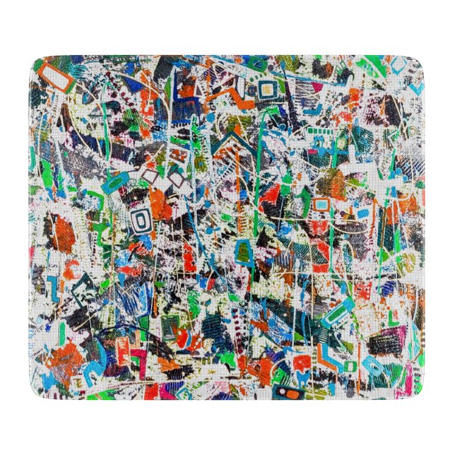 Shindig 6 Deco Glass Cutting Board (Front)
