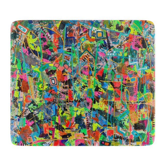 Shindig Deco Glass Cutting Board (Front)