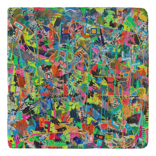 Shindig Marble Trivet (Front)