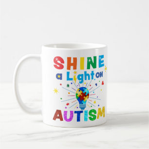 SHINE a Light on AUTISM Coffee Mug