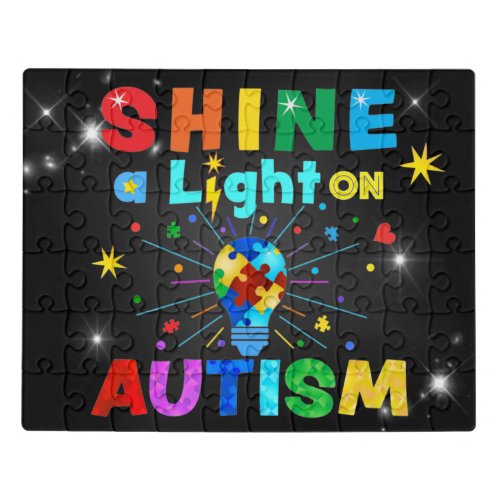 SHINE a Light on AUTISM Jigsaw Puzzle