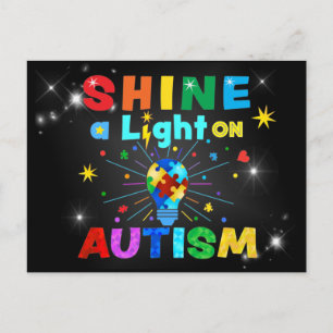 SHINE a Light on AUTISM Postcard