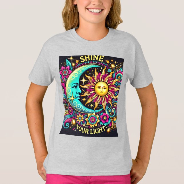 "SHINE ALEXANDRIA YOUR LIGHT" T-Shirt (Front)