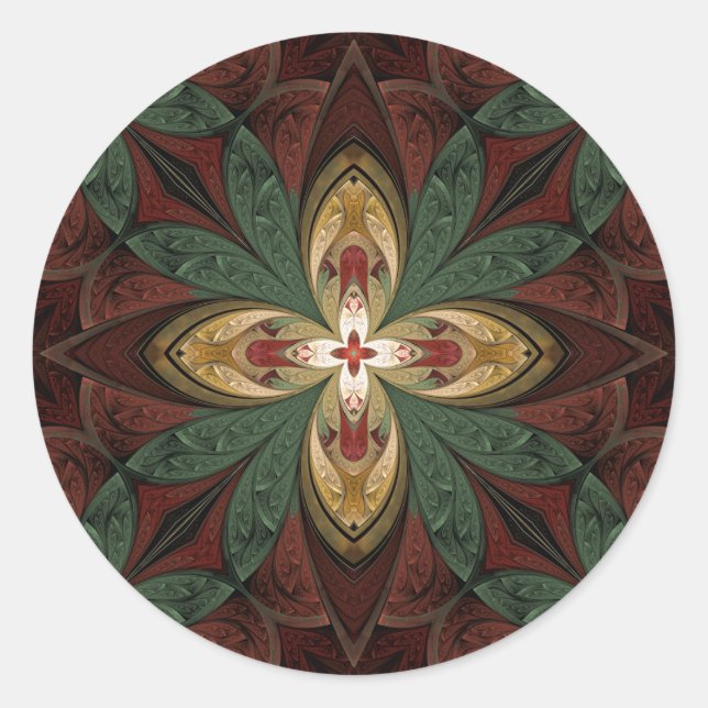 Shine and Rise Classic Round Sticker (Front)