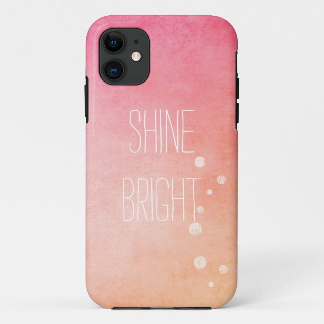 Shine Bright Case-Mate iPhone Case (Back)