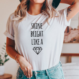 Shine Bright Like a Diamond Raglan Tee