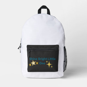 Shine Bright Little One Kids School Backpack