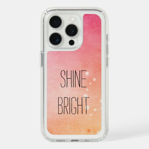 Shine Bright iPhone 15 Pro Case