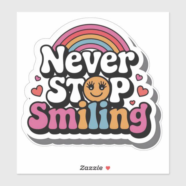 Shine Bright – Sun and Smiles Sticker (Sheet)