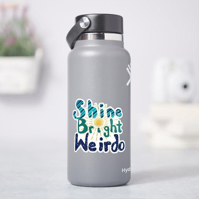 Shine Bright Weirdo Sticker (HydroFlask)