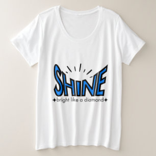 Shine Bright Women's Plus-Size Shirt