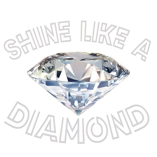 Shine Like A Diamond   T-Shirt (Creator Uploaded)