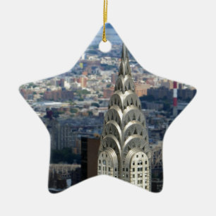 Shine Like the Chrysler Building Ceramic Ornament