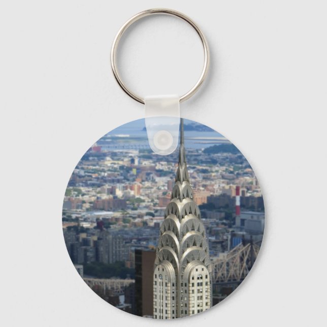 Shine Like the Chrysler Building Keychain (Front)