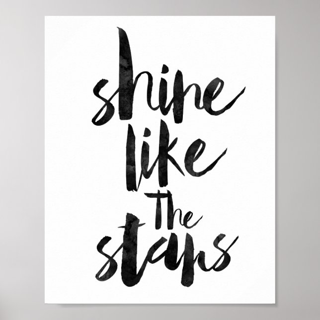 Shine Like The Stars Poster (Front)