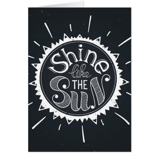 Shine Like The Sun Cards (Front)