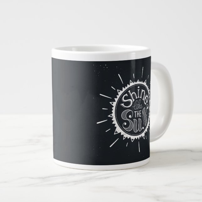 Shine Like The Sun Giant Coffee Mug (Front Right)