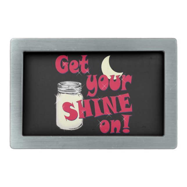 shine on belt buckle (Front)
