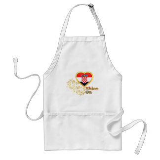 Shine On Croatia Adult Apron