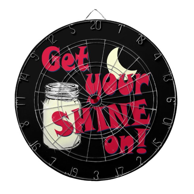 shine on dartboard with darts (Front)