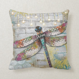 Shine On Dragonfly Pillow