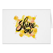 Shine On Graffiti Art (Front Horizontal)