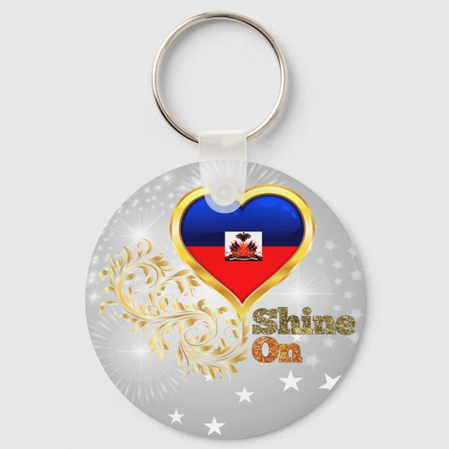 Shine On Haiti Keychain (Front)