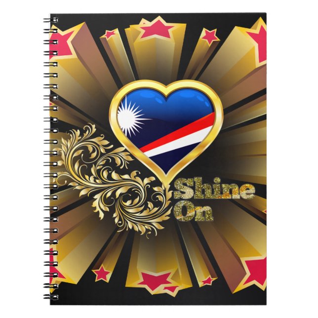 Shine On Marshall Islands Notebook (Front)