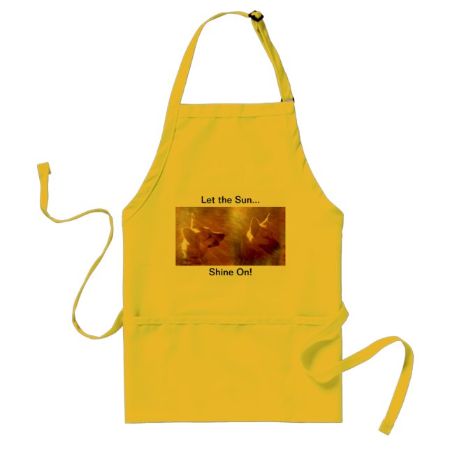 Shine On Me German Shepherd Adult Apron (Front)