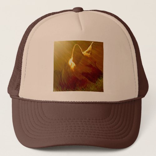 Shine On Me German Shepherd Black  Tan Trucker Hat