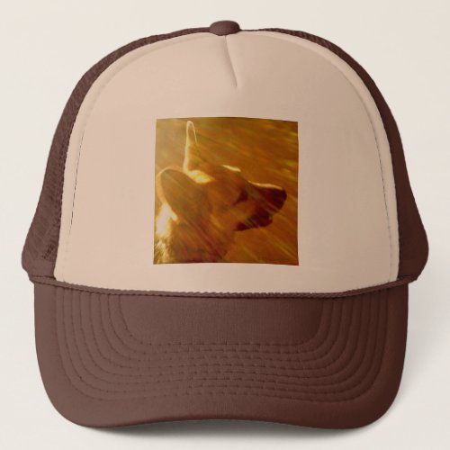 Shine On Me German Shepherd Black  Tan Trucker Hat