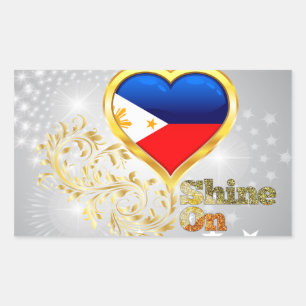 Shine On Philippines Rectangular Sticker