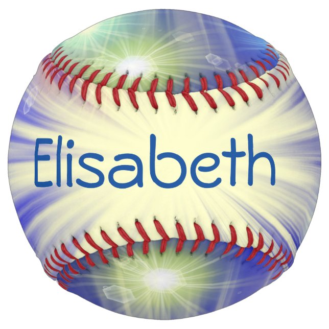 shine, star, sparkle, glow, glitter, light, effect softball (Front)