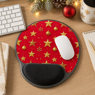 Shine Starry Christmas Gel Mouse Pad