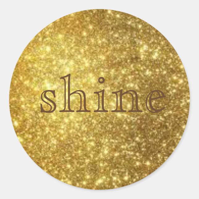 shine sticker (Front)
