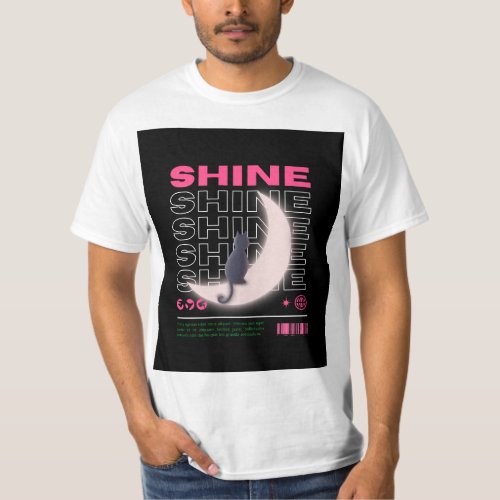 Shine t shirt design 