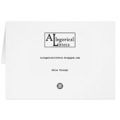 Shine Through, card (Back Horizontal)