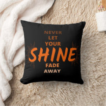 "Shine" Throw Pillow