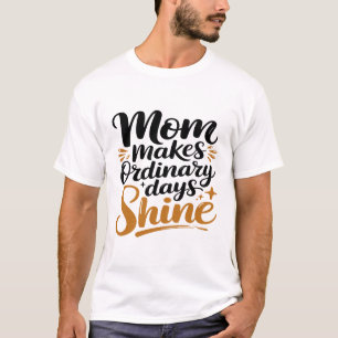 Shine Typography Design – Elegant Golden Shine Scr T-Shirt
