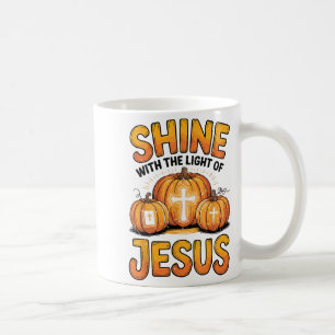 Shine With The Light Of Jesus Halloween Christian Coffee Mug