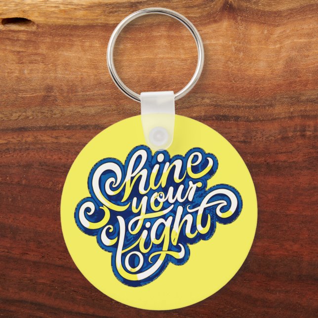 Shine your Light Keychain (Back)