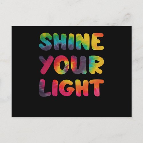 Shine Your Light Postcard