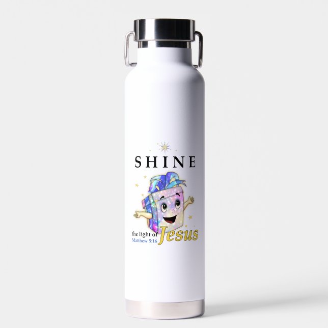 Shine your Light Water Bottle (Front)
